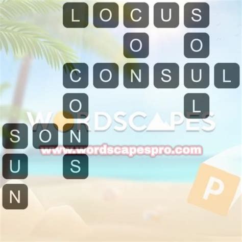 Wordscapes Level 219, Cloud 11.